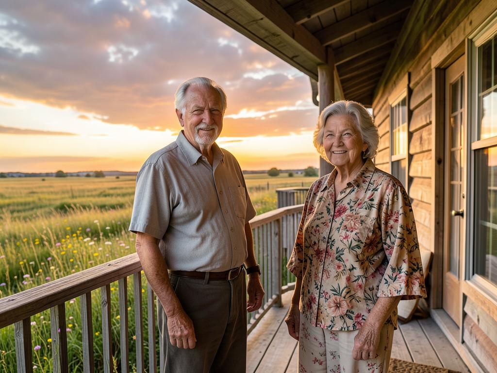 Happy retirees enjoying life in Oklahoma